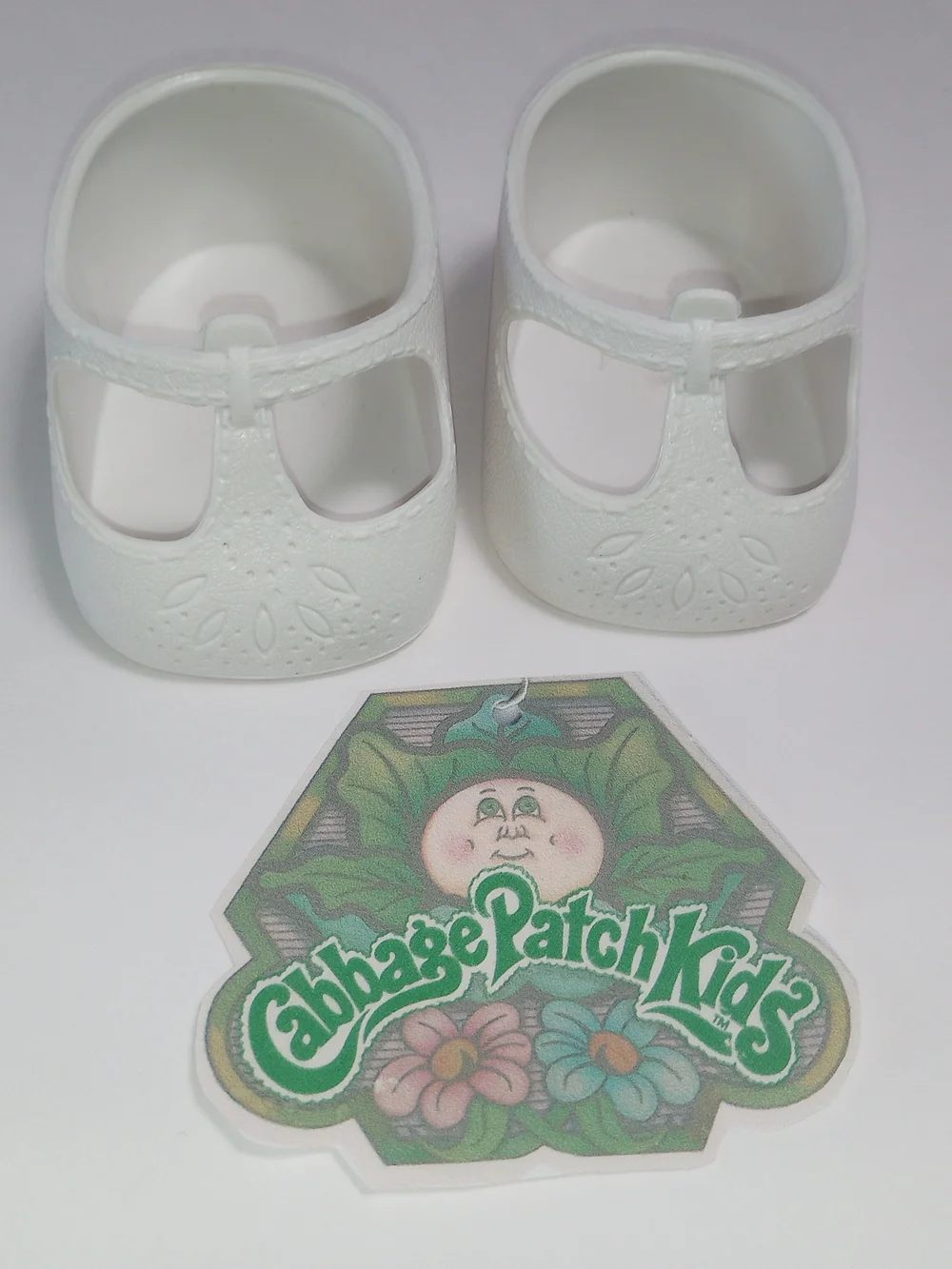 Vintage Cabbage Patch Kids Doll White Maryjane / T Strap Shoes KT CPK